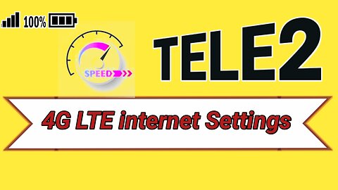 TELE2 4G LTE internet Settings manually for Android