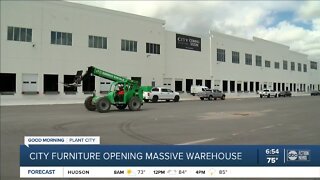 City Furniture warehouse, showroom on track to be complete this year