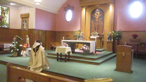 Healing Service & Exposition of the Blessed Sacrament with fr Leonard Mary St Bernard's 1 of 2