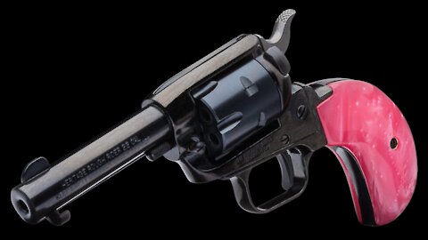 Heritage Rough Rider 22LR / 22WMR Pink Birds Head Grip 3.5 Barrel