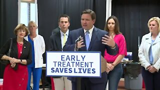 Florida Gov. Ron DeSantis addresses Palm Beach County's school mask mandate