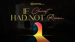 If Christ Had Not Risen | Ps At Boshoff | 31 March 2024 AM