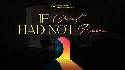 If Christ Had Not Risen | Ps At Boshoff | 31 March 2024 AM