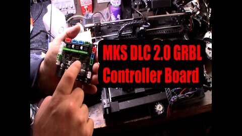 Makerbase MKS DLC 2.0 GRBL Laser CNC controller board Installation Review