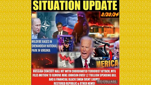 SITUATION UPDATE 3/23/24 - Child Trafficking/Sra/Mk Ultra, Gcr/Judy Byington Update, Us Republic