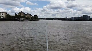 Boat tour river Thames London. 12th July 2023