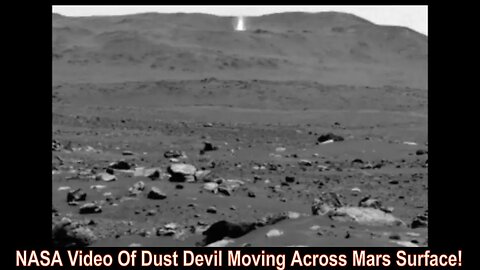 NASA Video Of Dust Devil Moving Across Mars Surface!