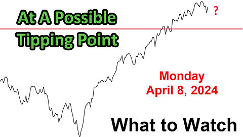 S&P 500 What to Watch for Monday April 8, 2024