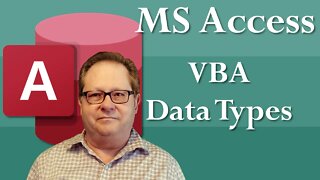 Microsoft Access VBA Data Types