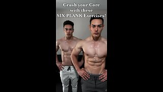 Crush your Core with these SIX PLANK Exercise!