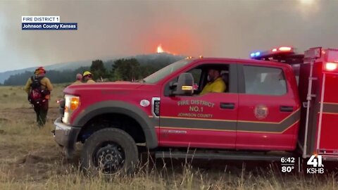 JoCo Firefighters help fight western wildfires