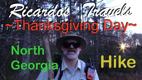 Ricardos Travels Thanksgiving Day Backpacking Hike in North Georgia 2019