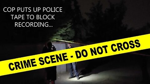 Cops use crime scene tape to keep us away from HIPAA?!