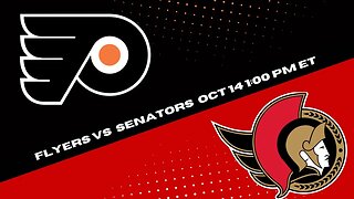 Philadelphia Flyers vs Ottawa Senators Prediction, Pick and Odds | NHL Hockey Pick for 10/14