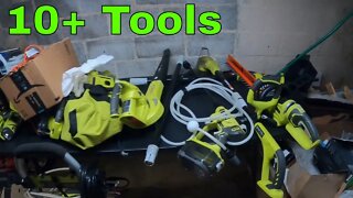 My Entire Ryobi Tool Collection! ( More To come )