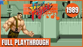 Final Fight Arcade (1989) Full Playthrough with Retro Achievements