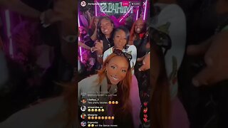 Regina Carter vibing Out on Instagram Live (22/04/23)