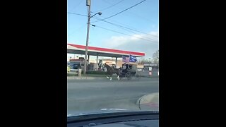 Amish people hold there own rally for president Donald trump