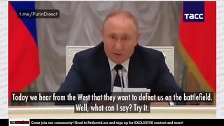 Vladimir Putin Warns NATO "We haven't even started yet." | Redacted with Clayton Morris