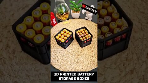 3D Printed Battery Holders for AA and AAA batteries #shorts #battery