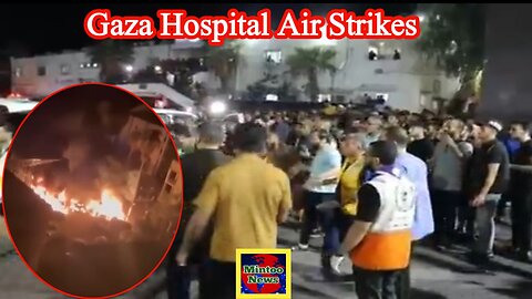 Israel's air strikes on Gaza hospital and Israel's war crimes