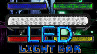 LED Light Bar - Multiple Lens Colors - 32 LEDs - 5760 Lumens Bright!