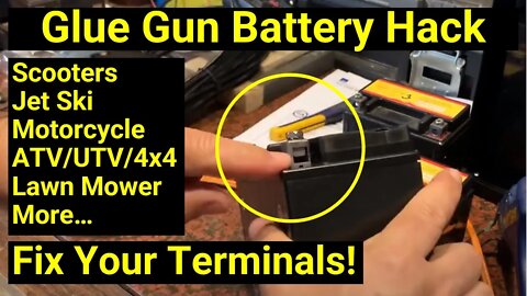 🔋 DIY Battery Terminal Fix for Motorcycles, Scooters, Jet Skis, Mowers, Wave Runners, and more.