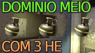 CSGO - Domínio TR Mirage - 3 Granadas no Janelão da Mirage