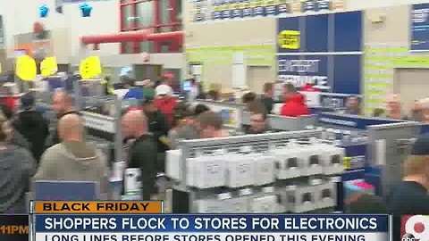 Shoppers flock to Black Friday deals