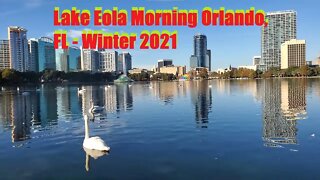 Lake Eola Morning Orlando, FL - Winter 2021