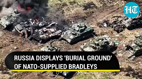 On Cam: Cemetery Of Destroyed NATO Bradleys; Ukrainian Troops Abandon West's Weapons As Russia Roars