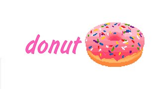 coloring donut