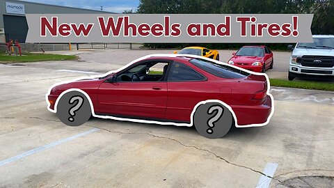 New wheels and tires on my 2000 Acura Integra