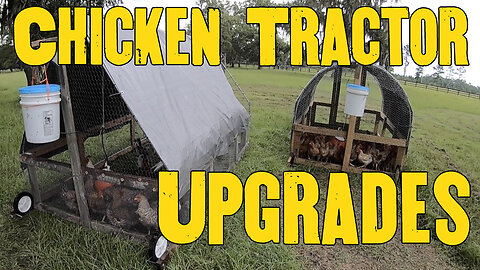 Chicken tractor upgrades