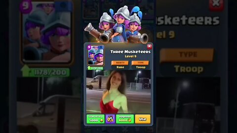 Três mosqueteiras clash royale #shorts #clashroyal #clash #clashroyale #royale #supercell