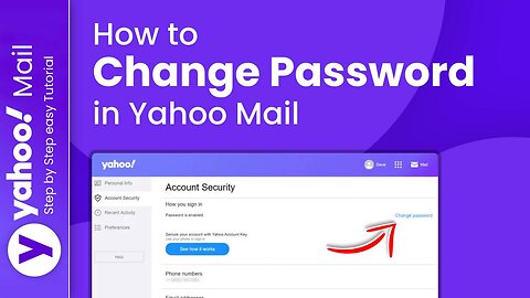 🔒📧 How to Change Password in Yahoo Mail🚀🔐