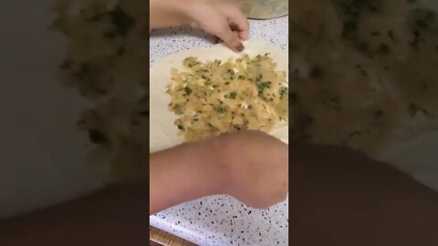 How to make Potato Bolani at home, Afghani famous food, making Bolani food