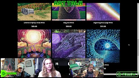 Art Talk Clips - 'Beginning/End' - A Wonderful Painting Turned Tapestry by Jeremiah Bell