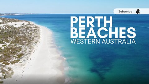 Perth Beaches Scenic Drone View - Western Australia