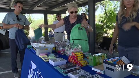 Non-profit takes mission on the road to give school supplies to foster kids, families