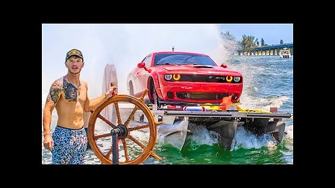 The 700hp Hellcat Boat (Throws Water 200ft)