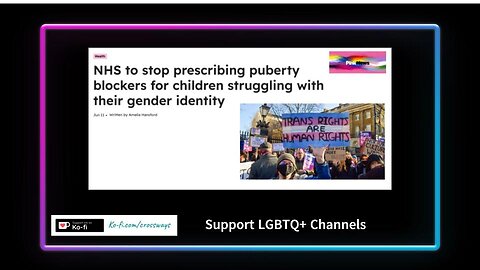 "NHS To Stop Prescribing Puberty Blockers For Children..." - LGBTQ+ NEWS THIS WEEKS // CrossWays