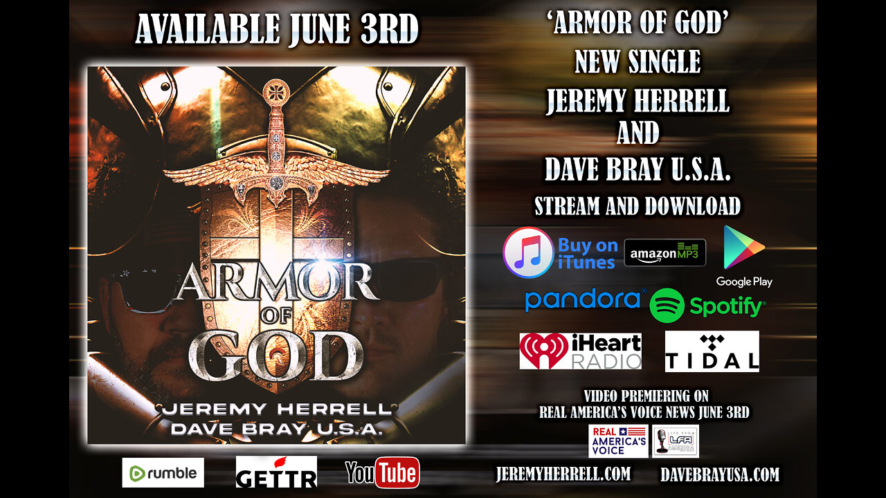 Sneak Peek Jeremy Herrell and Dave Bray's new single Armor of God