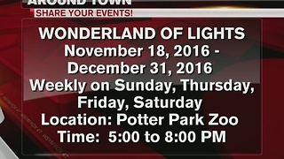 Around Town 11/30/16: Wonderland of lights at Potter Park Zoo