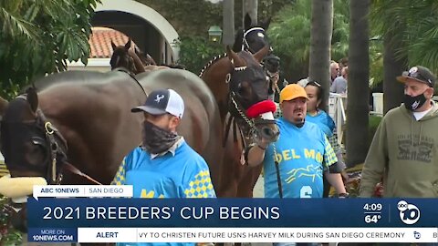 2021 Breeders' Cup kicks off at Del Mar racetrack