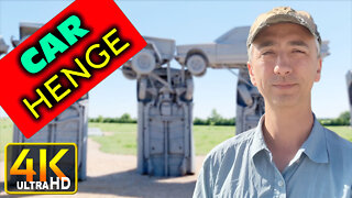 Carhenge Nebraska Weird Roadside American Attractions (4k UHD)