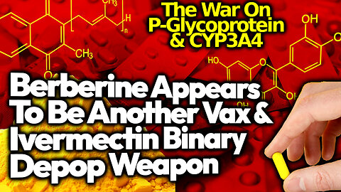 Beware Berberine: Potent Herb + Ivermectin (Or Vax) = BINARY DEPOP WEAPON?! (Inhibits PGP & CYP3A4)