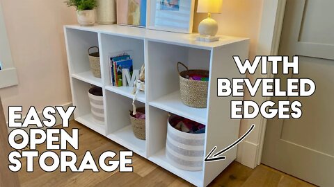 Making a Storage Unit with Beveled Edges