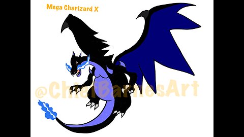 Drawing ✍🏾 Charizard X(Pokémon)