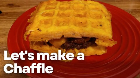 Let's make a chaffle
